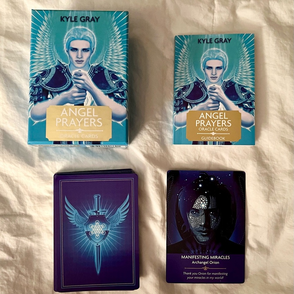 Angel Prayers Oracle Cards & Guidebook Kyle Gray 2014 EUC